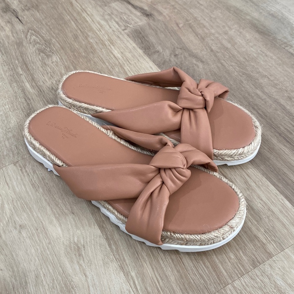NEW Women’s Universal Thread Dena Knotted Espadrille Sandals
